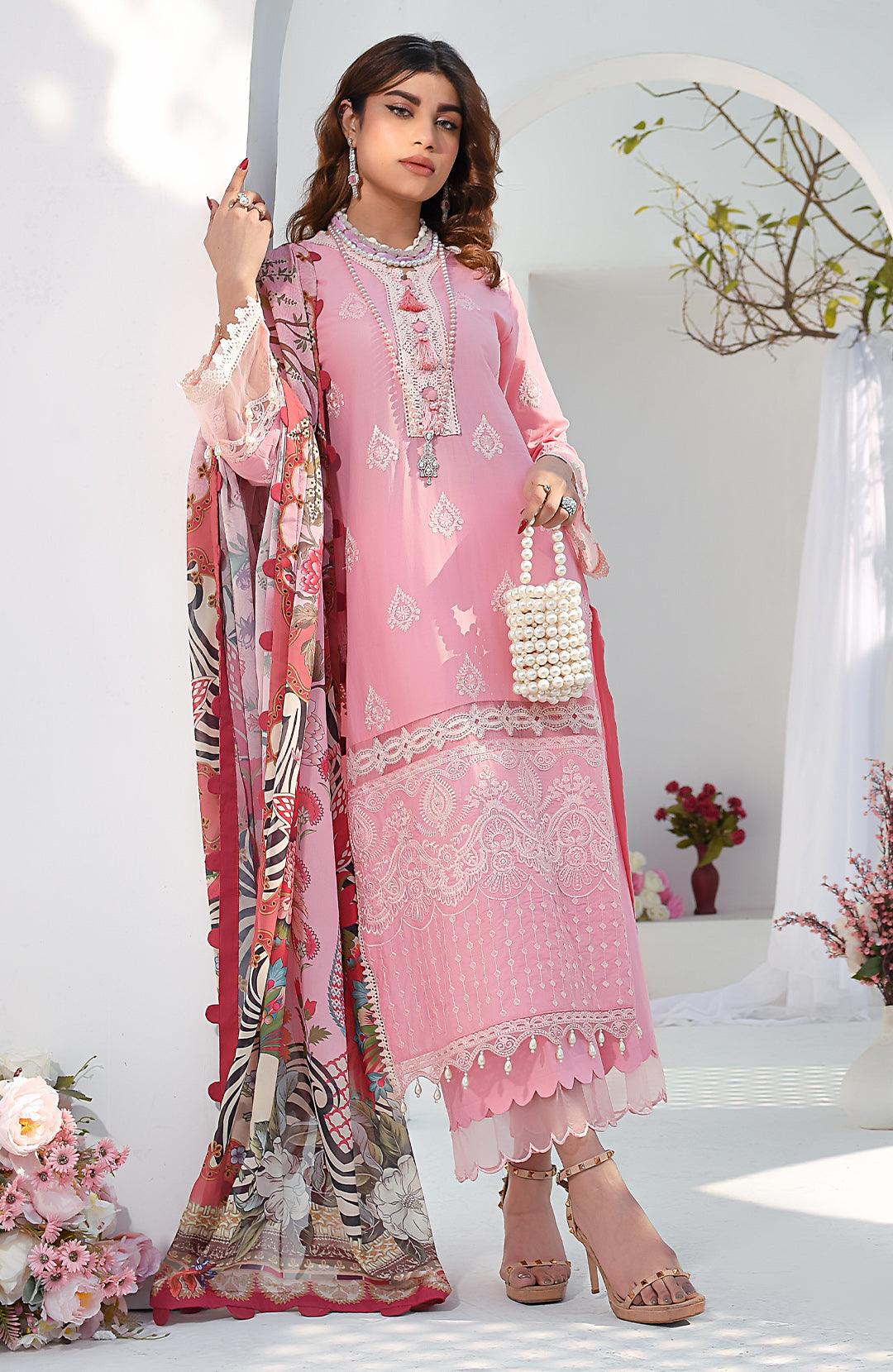 Prestige | 3-Pc Lawn Embroidered Suit