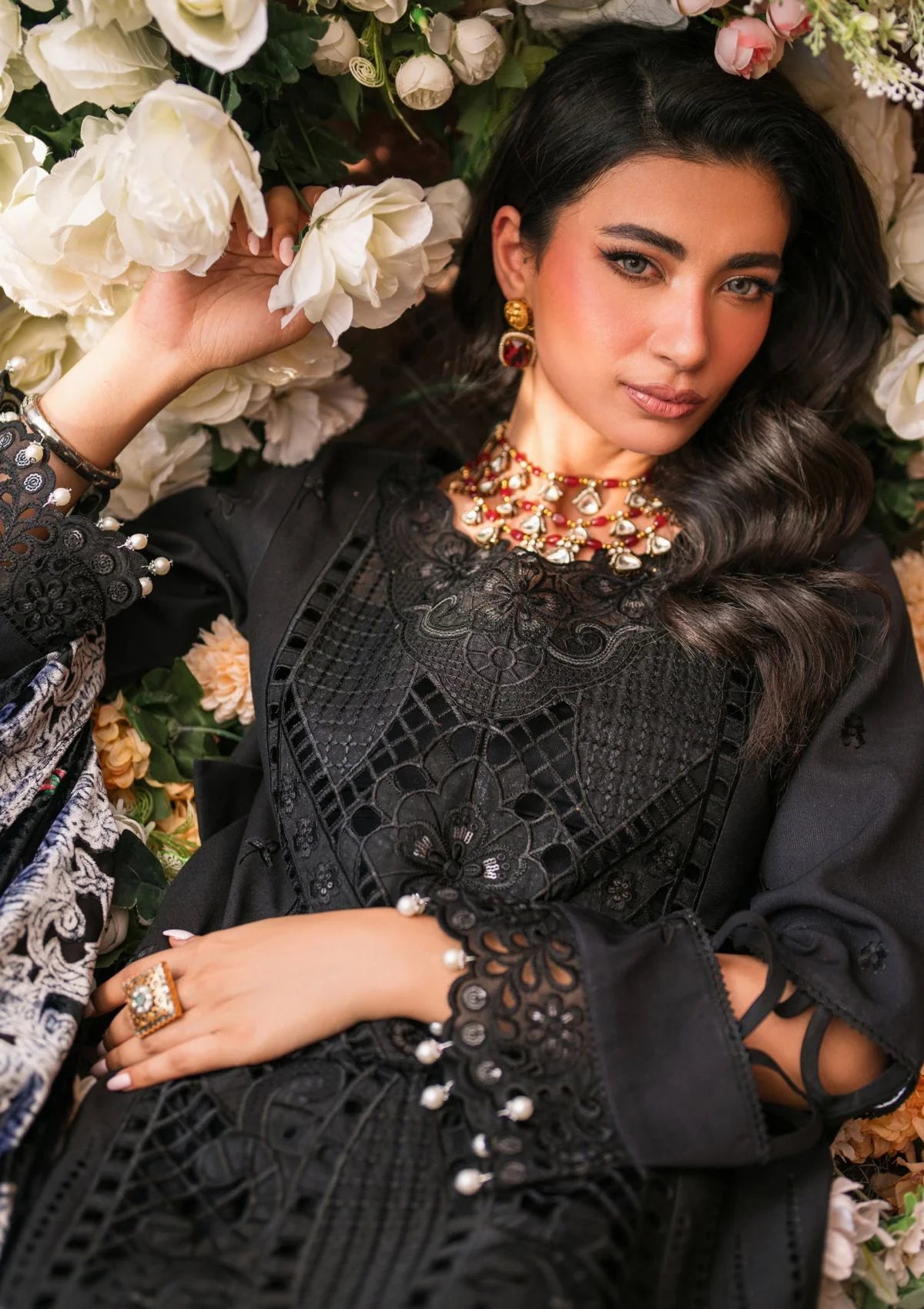 Lumi - Embroidered Corduroy 3PC