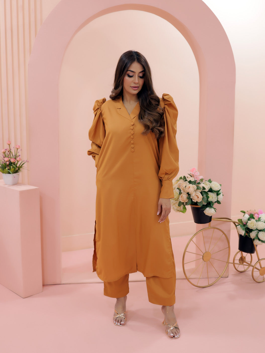 Arha Co-Ord Set Mustard