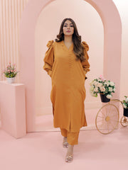 Arha Solid Shirt | Mustard
