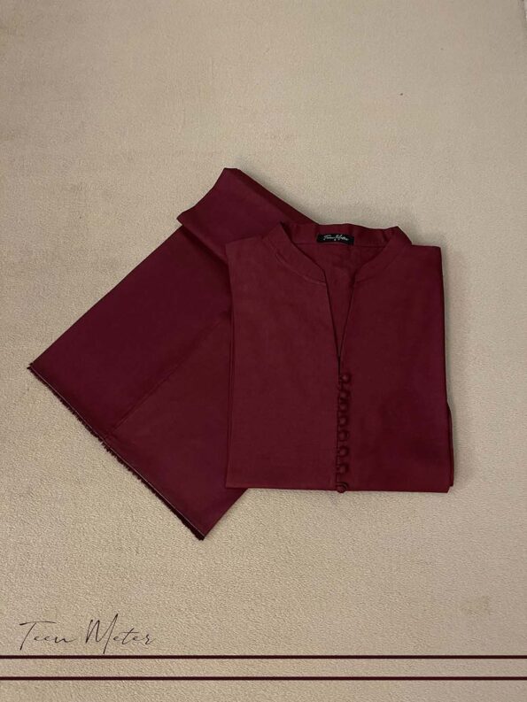 Maroon 2pc “Lawn