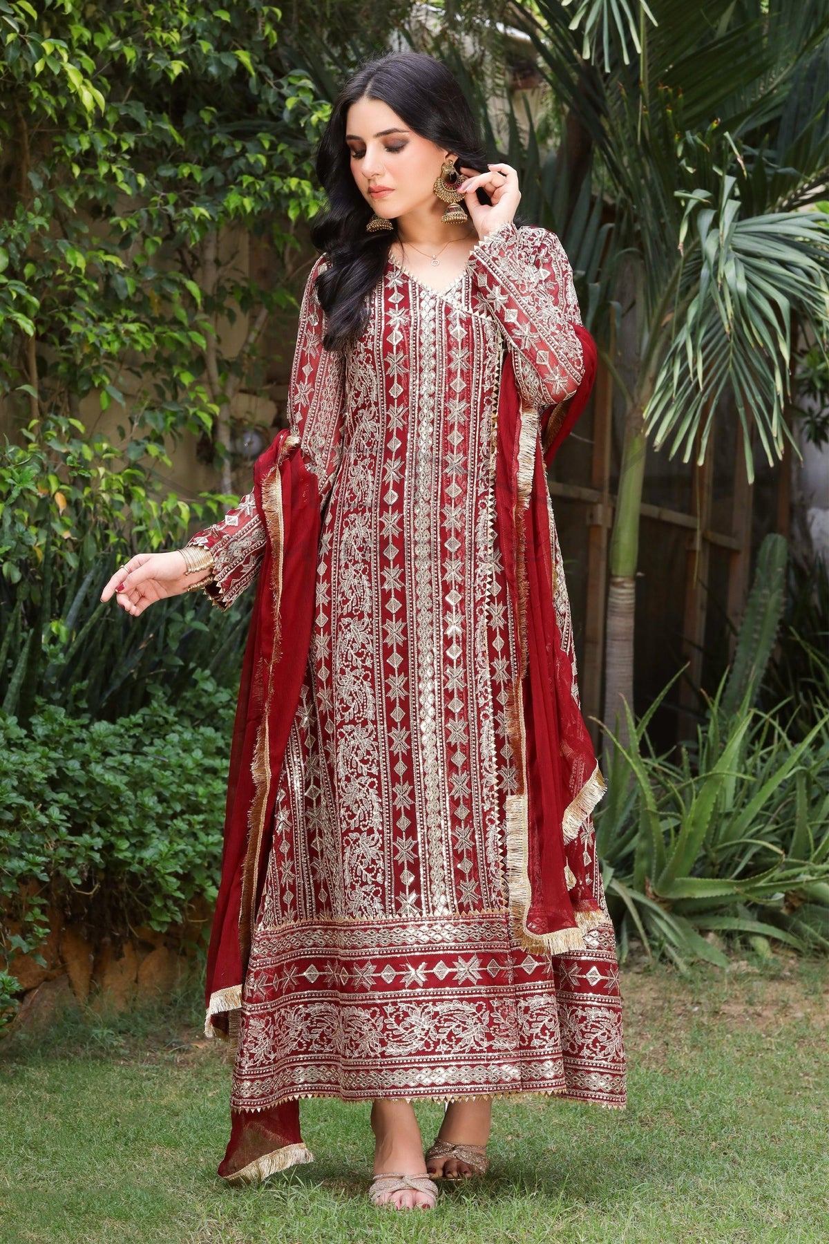 KURTI 122-DIVINE- MEHROON