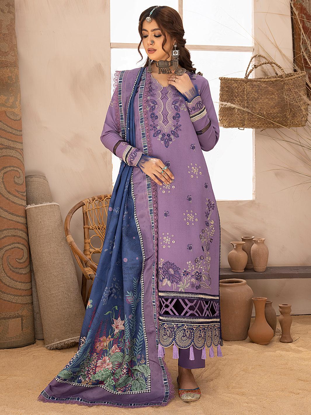 1906 - B   | Karandi Embroidered 3P
