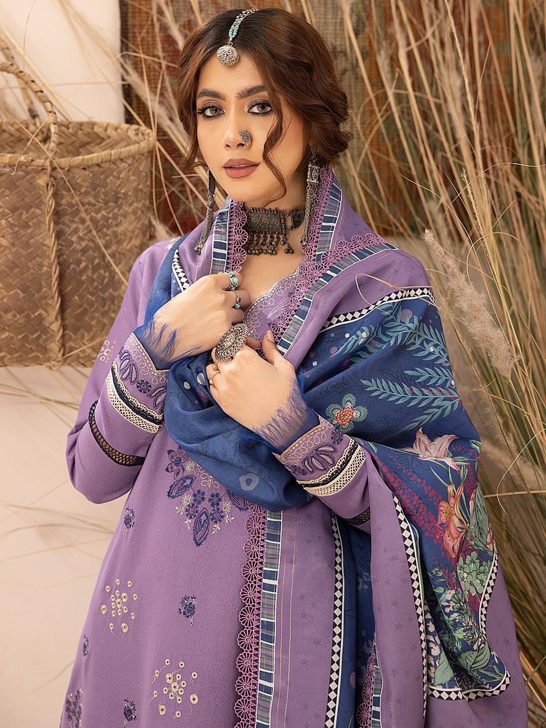 1906 - B   | Karandi Embroidered 3P