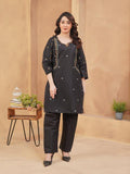 Black Grace Embroidered Dress