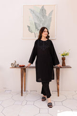 2PC Embroidered Dress - SB22