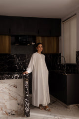 Solid 2PC Dress - SP-05 White