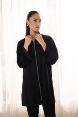 Solid 2PC Dress - SP-08 Black