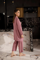 Solid 2PC Dress - SP-03 Mauve