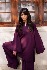 2 PC Solid FSK 03 – Dark Plum