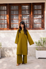 2 PC Solid PSK 01 - Green