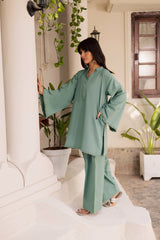 2 PC Solid FSK 03 – Sea Green