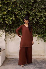 2PC Solid HSK 06 – Chocolate Brown