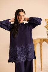 Schiffli Embroidered Co-Ord - 1153