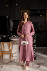 Solid 2PC Dress - SP-02 Mauve