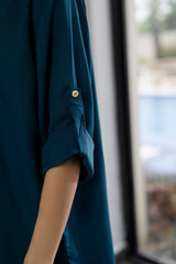 Solid 2PC Dress - SP-01 Teal