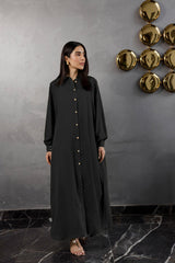 Solid 2PC Dress - SP-05 Black