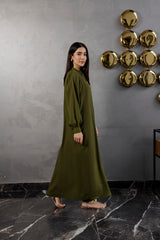 Solid 2PC Dress - SP-05 Olive