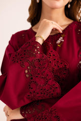 2PC Summer Embroidered Dress - 1120