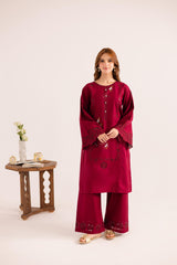 2PC Summer Embroidered Dress - 1120