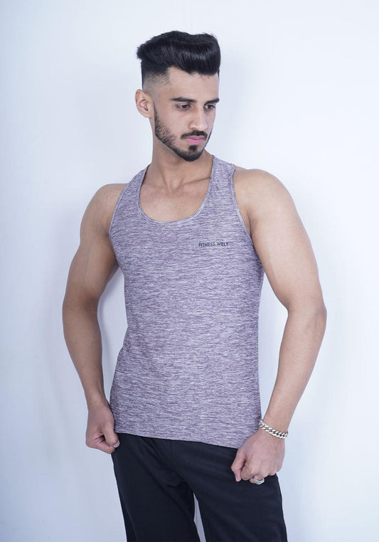 Texture Grey Tank Top