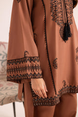 2PC Summer Embroidered Dress - 1126