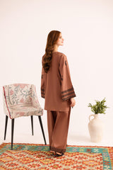 2PC Summer Embroidered Dress - 1126