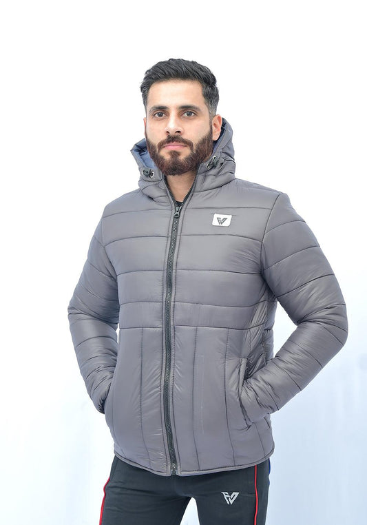 Fitness Welt- Grey Puffer Jacket