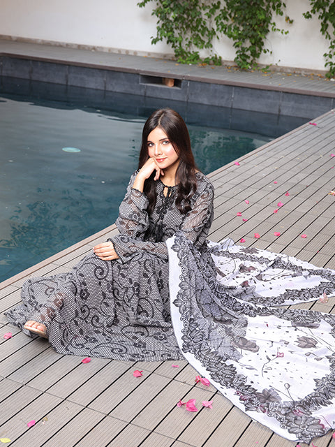 Romantic Maxi Dress (FRT-87)
