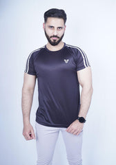 Stripe Tee Black