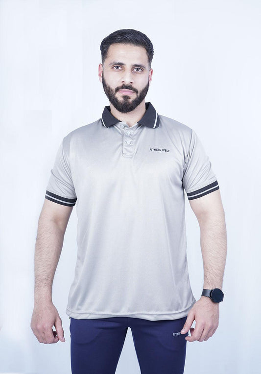 Signature Polo Shirt Grey