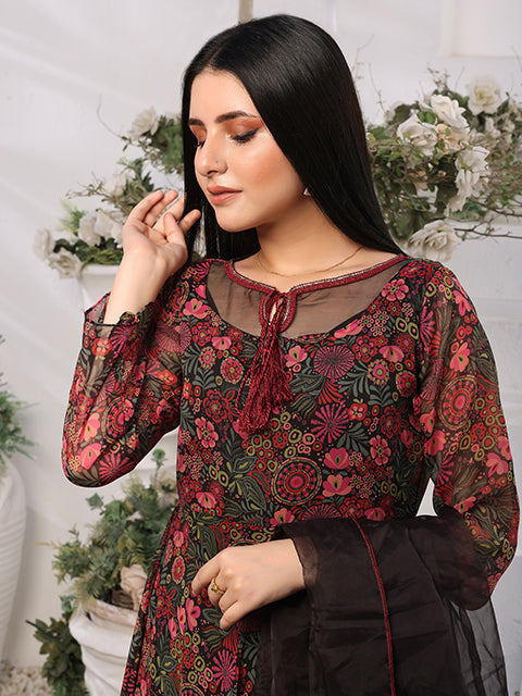 Dark Orchid Floral (FRT-71)