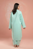 2 Piece Lawn Suit with Shalwar-Turquoise - Peach Republic