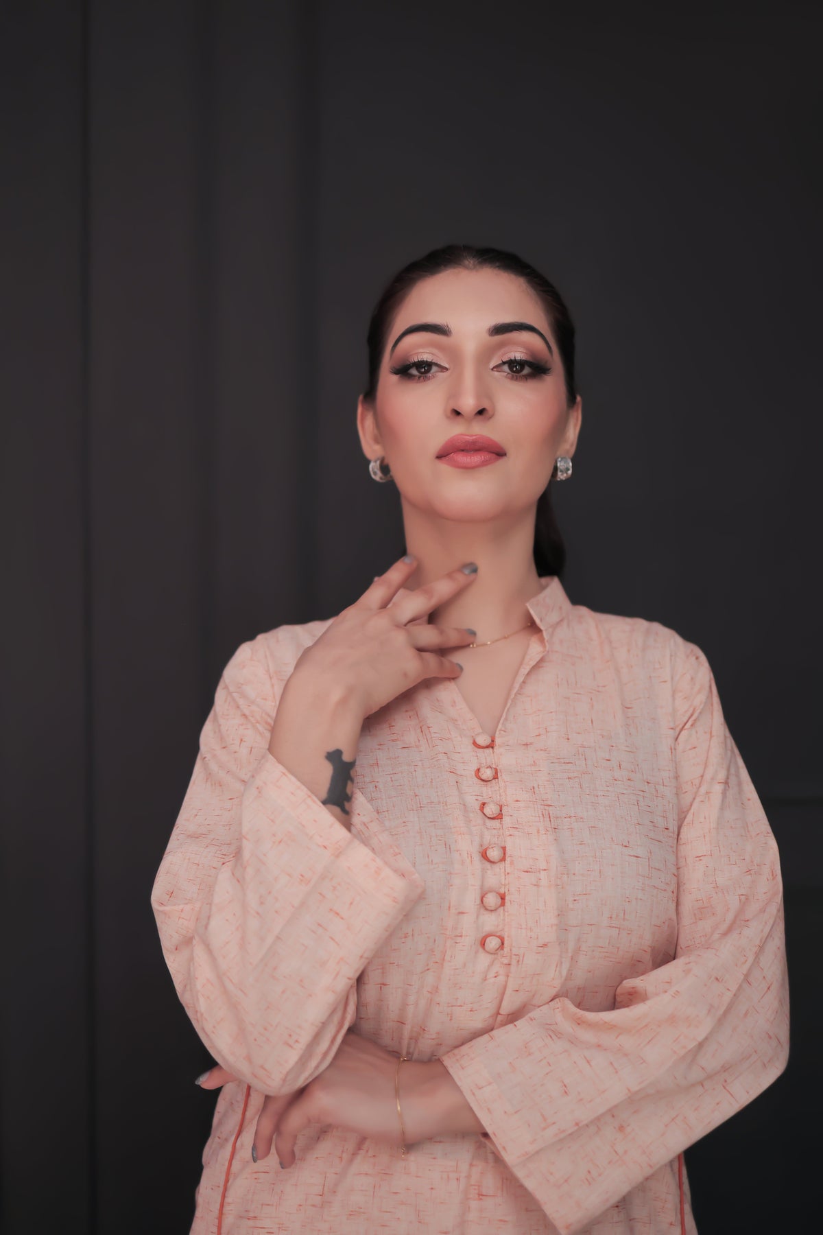 Kalidaar Co-Ord Set-Rustic Orange