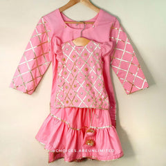 Pink Checkered Set