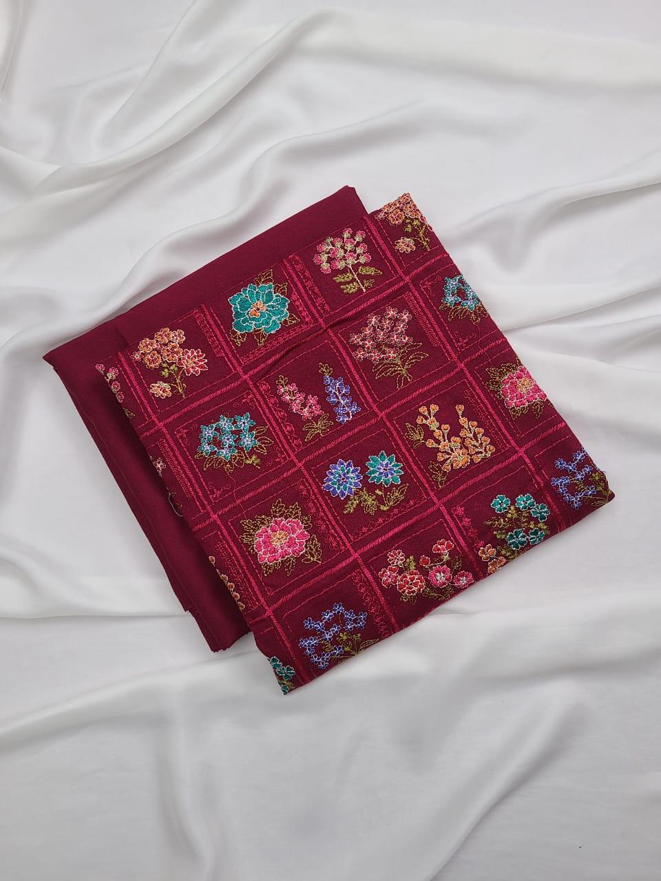 MD 90 - Karandi Embroidered 2P