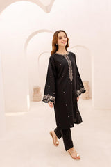 2PC Embroidered Dress - 1081
