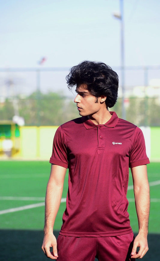 Maroon polo