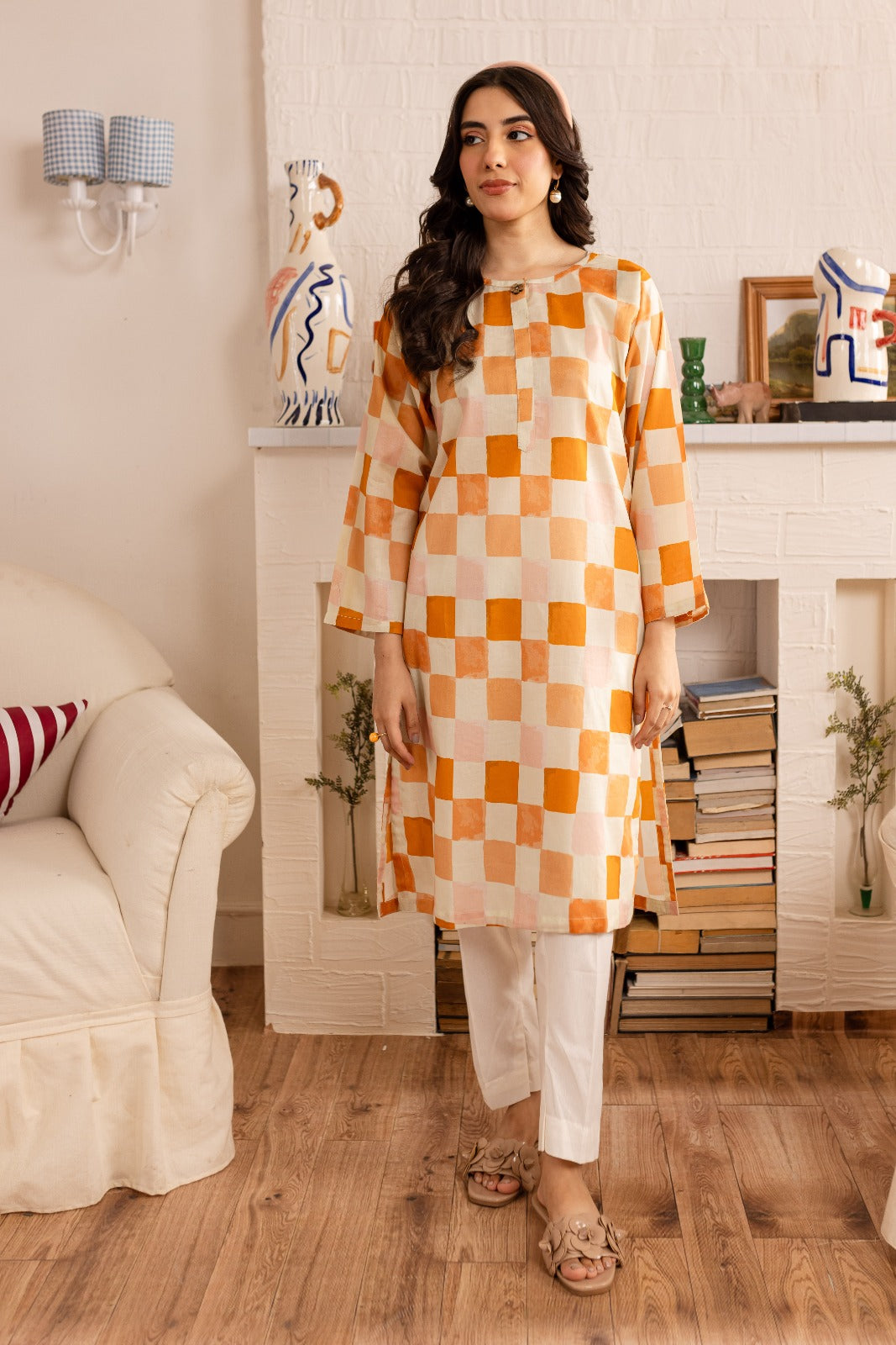 1PC Printed Kurti - PK23