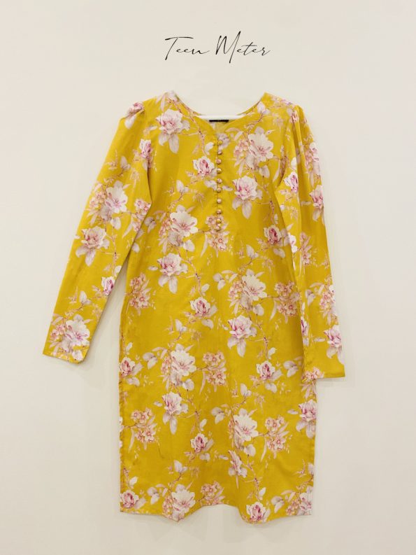 Yellow 2pc “Summer Lawn Prints”