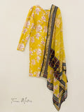 Yellow 2pc “Summer Lawn Prints”