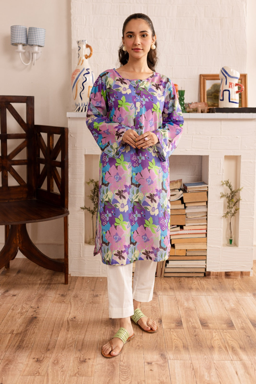 1PC Printed Kurta - PK26