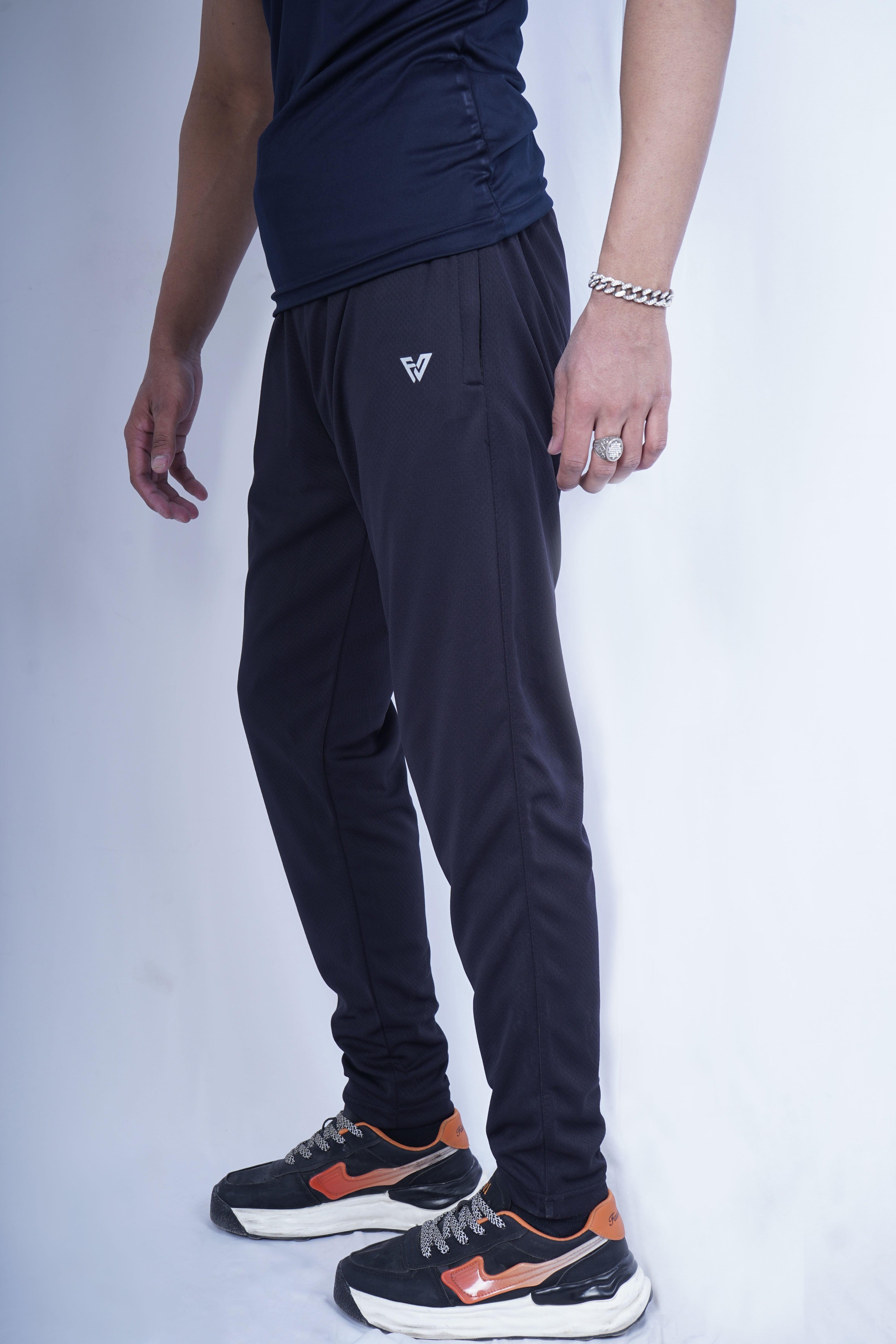 Black Texture Signature Bottoms