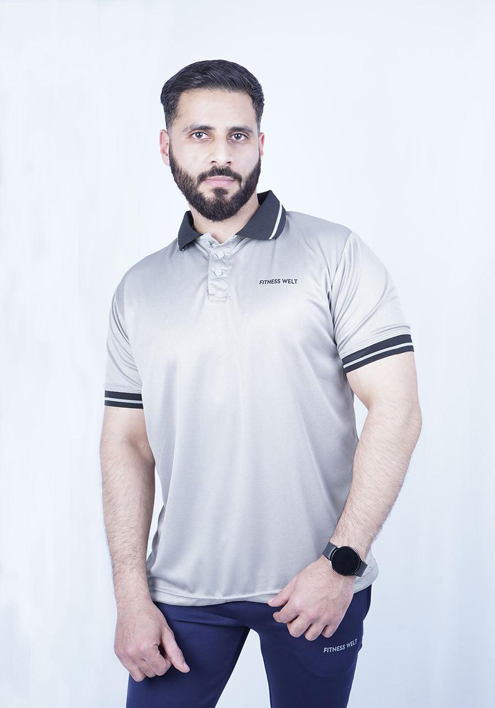 Signature Polo Shirt Grey