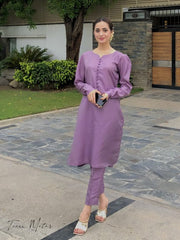 Mauve 2pc “Silk Luxe” Flat 40 % OFF