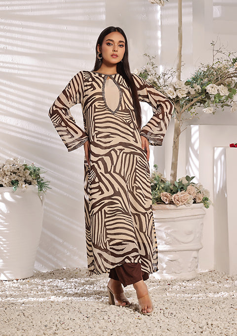 Ochre streaks shirt (FR-754)