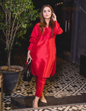 RED 2pc “SILK LUXE”