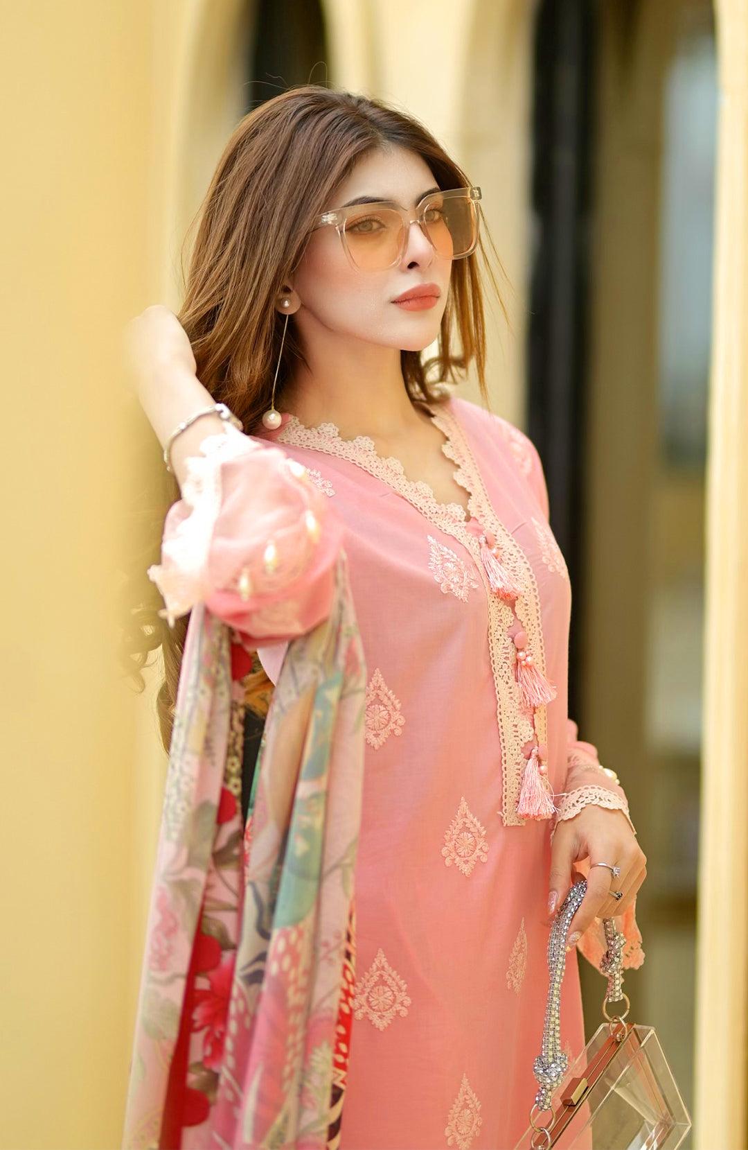 Prestige | 3-Pc Lawn Embroidered Suit