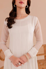 White Chiffon Dress