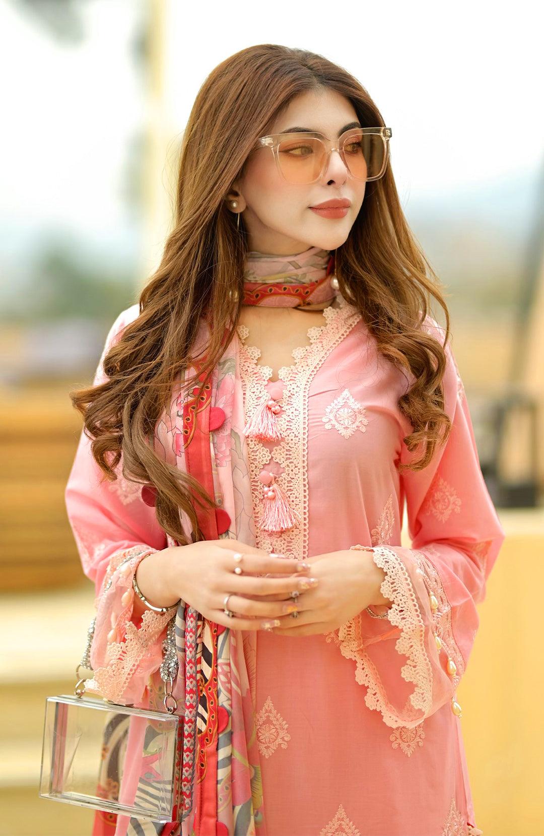 Prestige | 3-Pc Lawn Embroidered Suit